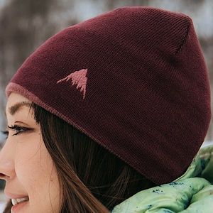 Girls Purple Burton Reversible Beanie